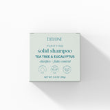 Tea Tree & Eucalyptus Solid Shampoo Bar - Clarifies · Flake Control