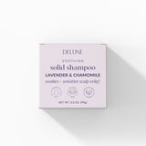 Lavender & Chamomile Solid Shampoo Bar - Soothes · Sensitive Scalp Relief
